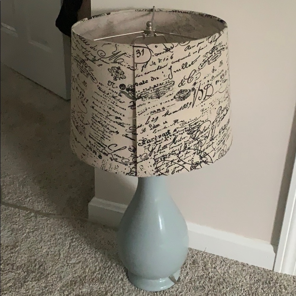 Lamp and shade